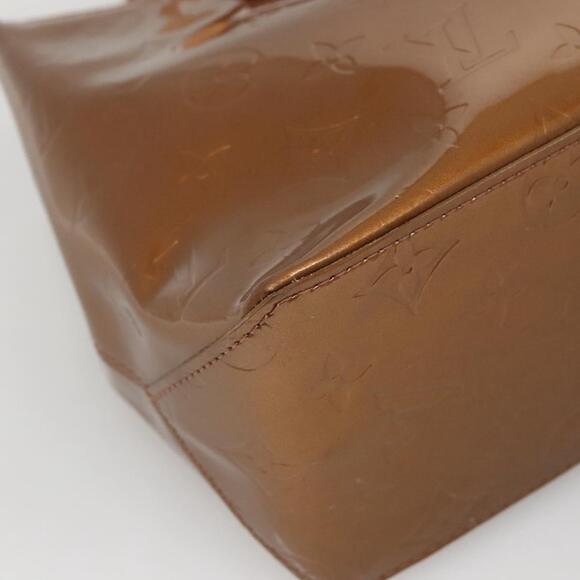 LOUIS VUITTON Monogram Vernis Reade PM Hand Bag Bronze M91146 - Picture 15 of 16
